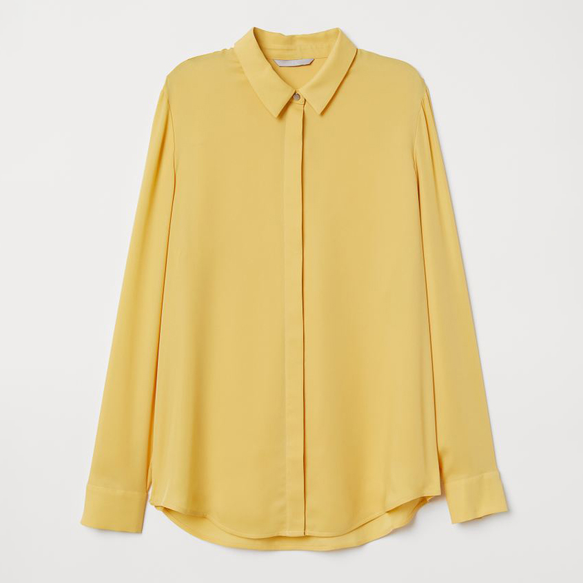 

Блузка H&M 060695632_yellow  Темно-желтая, Блузка H&M 060695632_yellow 40 Темно-желтая