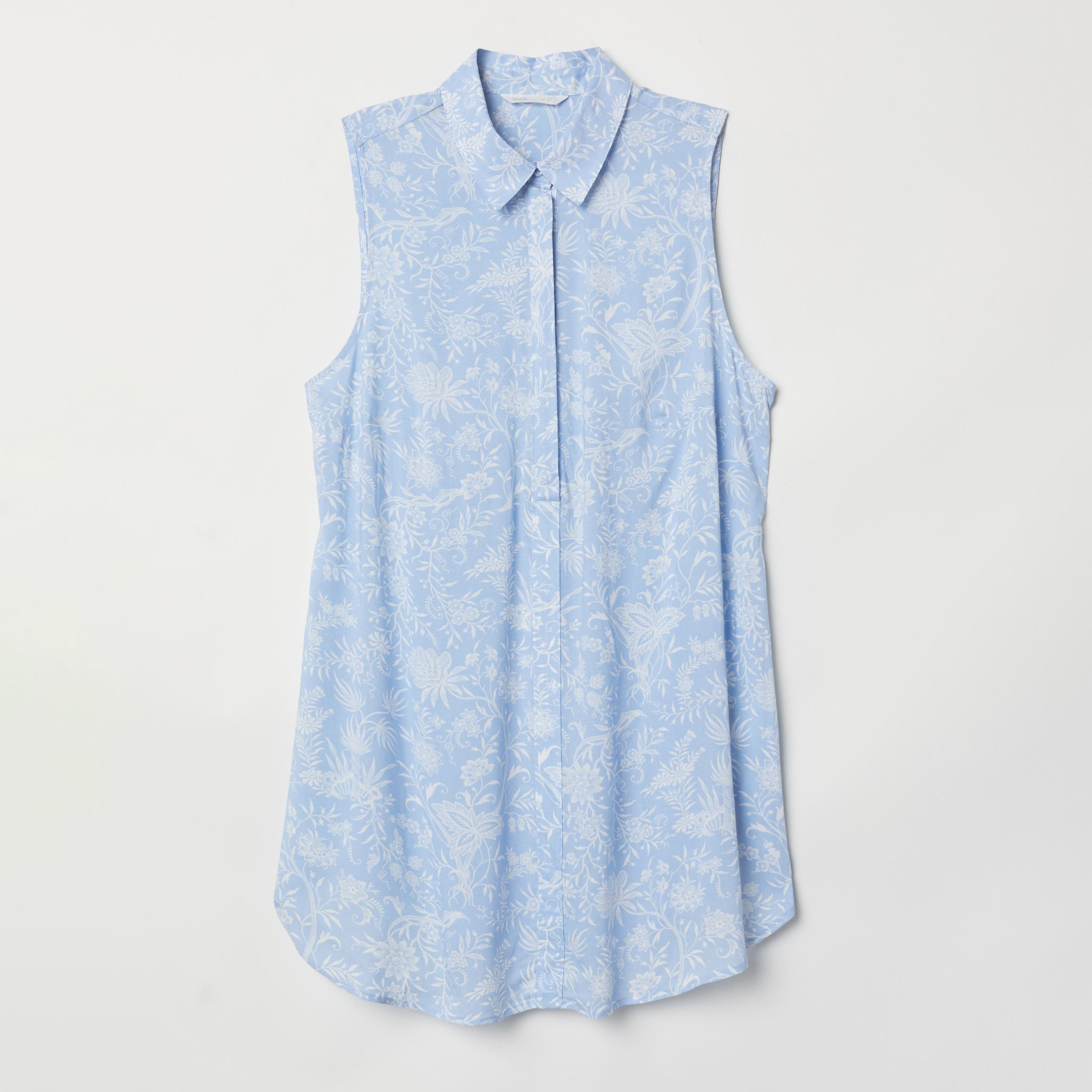 

Блузка для беременных H&M 060667541  Голубая, Блузка для беременных H&M 060667541 L Голубая