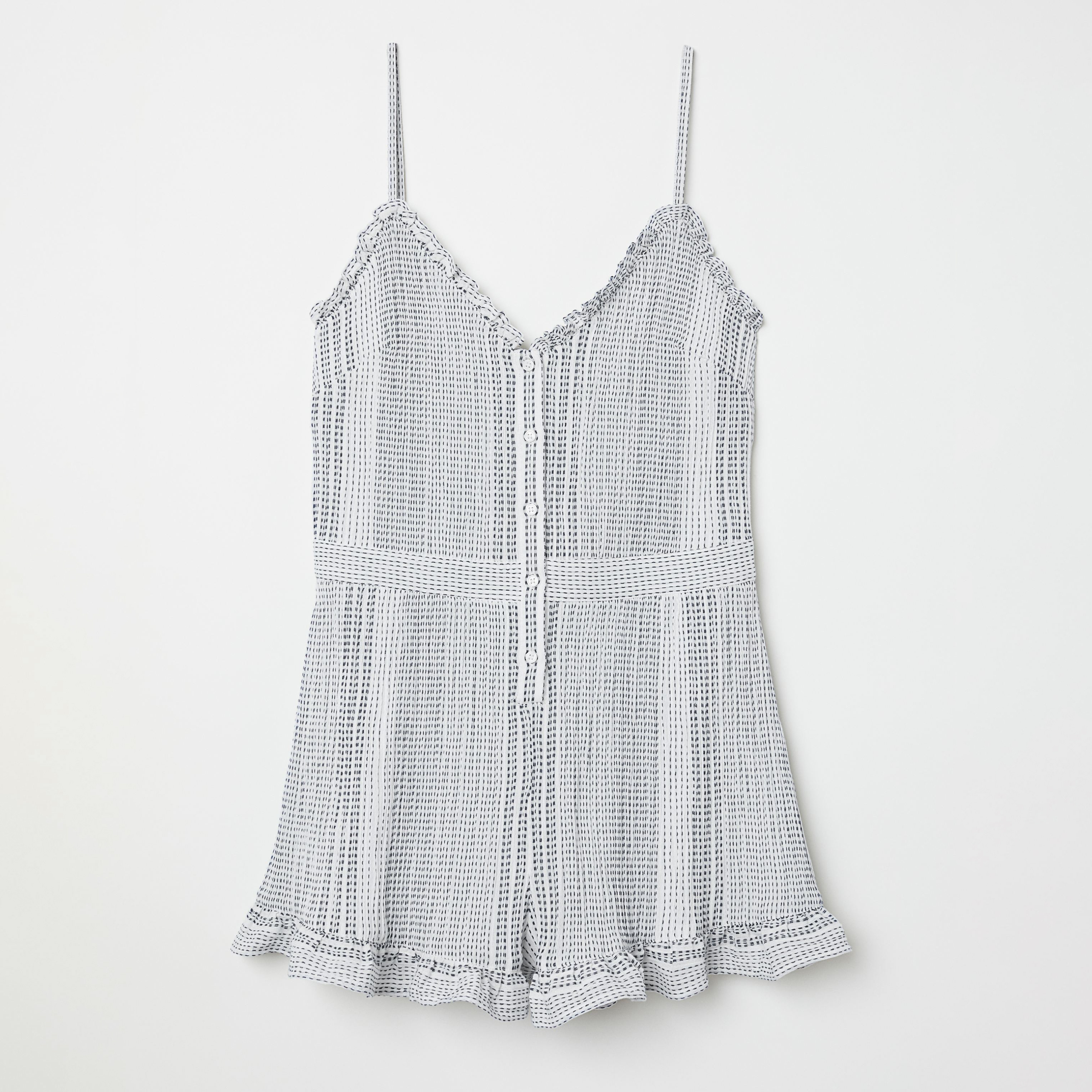 

Комбинезон H&M 060671636  Белый с синим, Комбинезон H&M 060671636 36 Белый с синим