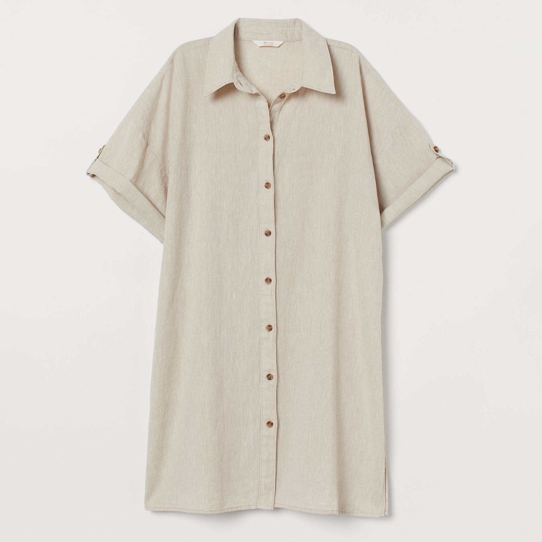

Рубашка H&M 060871674_beige  Бежевая, Рубашка H&M 060871674_beige XL Бежевая