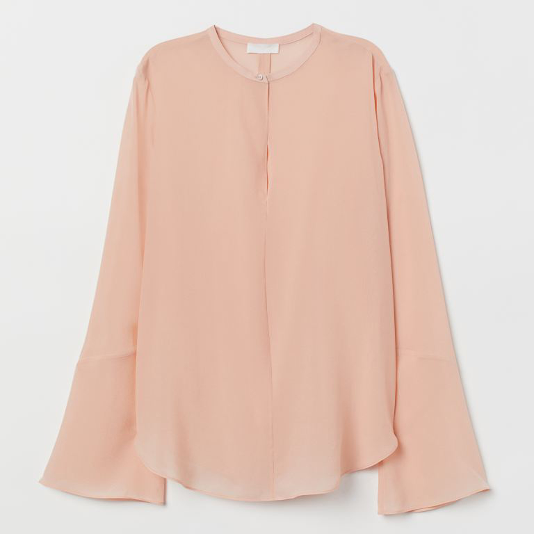 

Блузка H&M 060738479  Пудровая, Блузка H&M 060738479 36 Пудровая