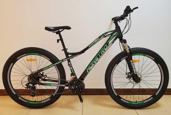 

Велосипед Спортивный Горный CORSO «Monstro» 27.5" дюймов 58455 Полуфэтбайк, рама алюминиевая, 21 скорость, собран на 75%