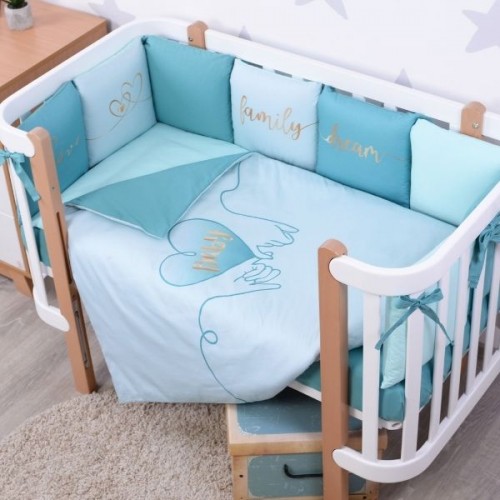 

Постельный комплект в кроватку Baby Veres Family dream 6 единиц
