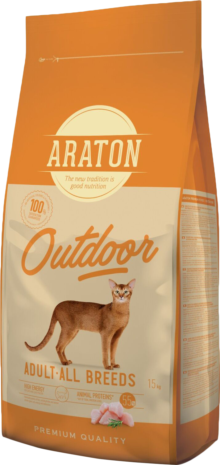 

Сухой корм для котов ARATON OUTDOOR Adult All Breeds 1.5 кг