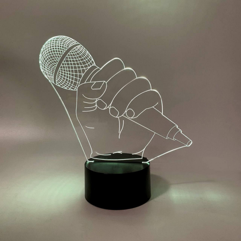 

3D ночник "Микрофон" 3DTOYSLAMP