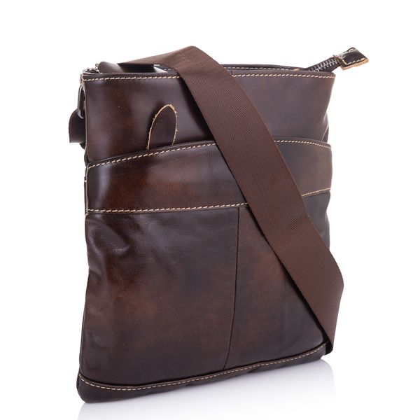 

Сумка чоловіча шкіряна на плече Buffalo Bags M703C Коричневый