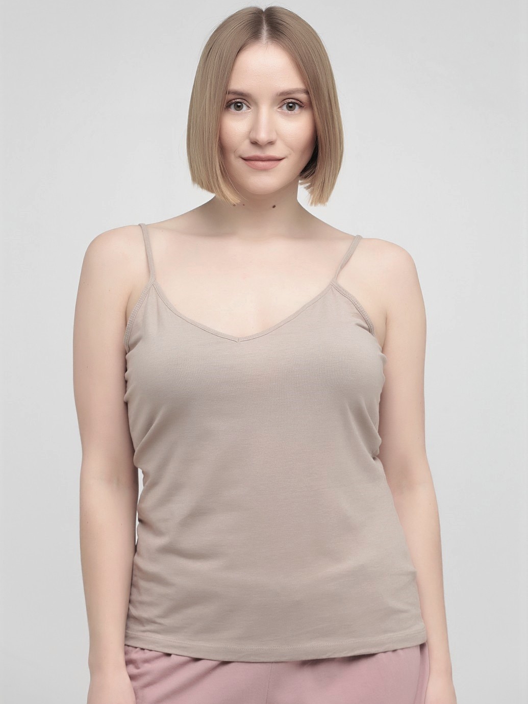 

Майка H&M 9033090abr  Серо-бежевая, Майка H&M 9033090abr XS Серо-бежевая