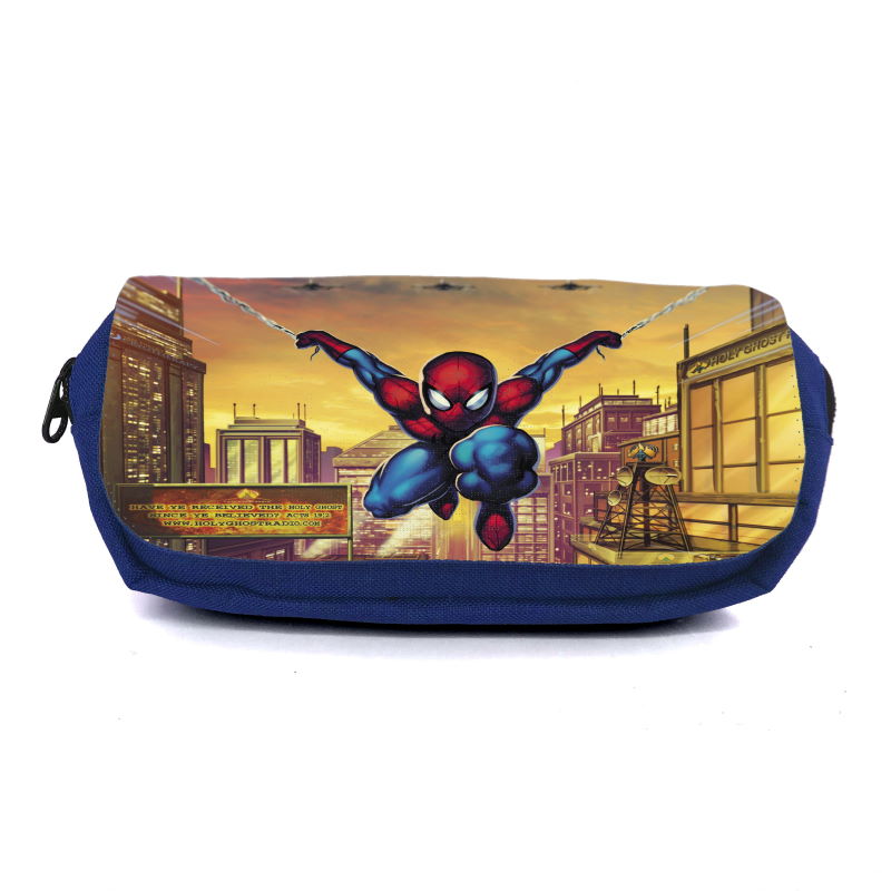 

Школьный пенал Человек Паук 027 органайзер универсальный (Spiderman-027-blue) синий