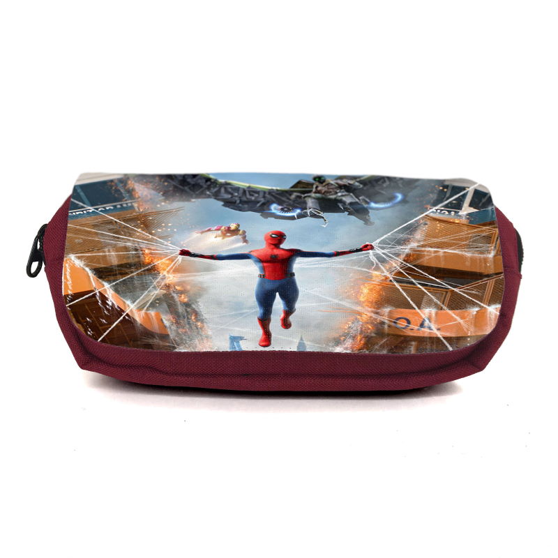 

Школьный пенал Человек Паук 016 органайзер универсальный (Spiderman-016-brg) бордовый