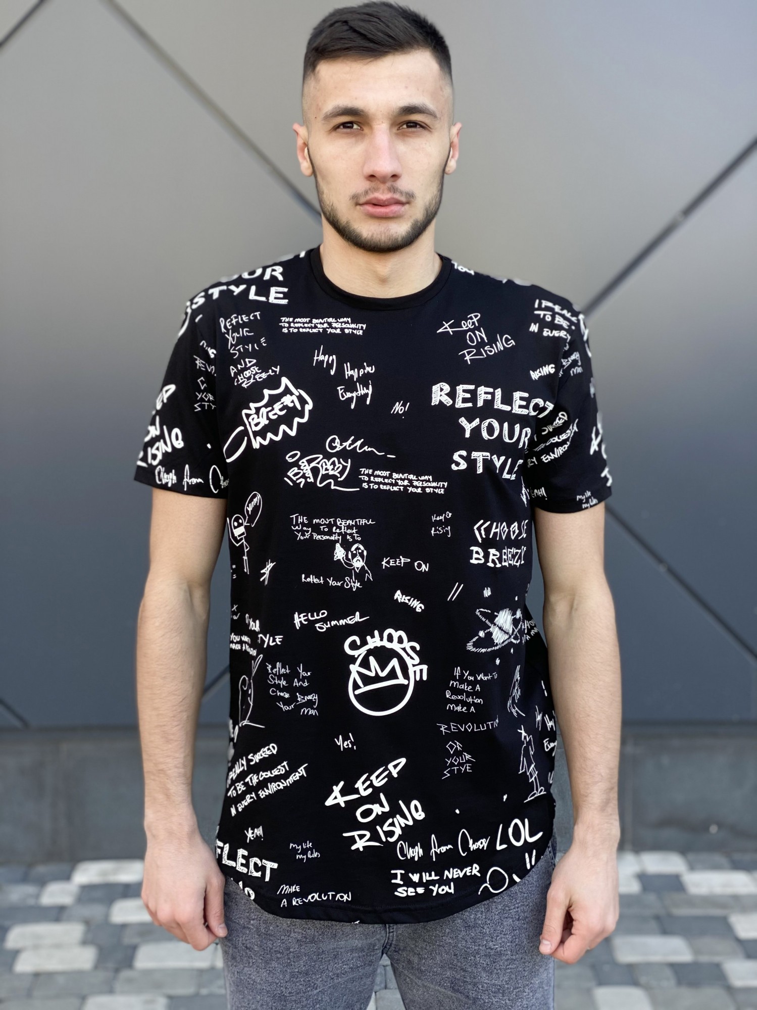 

Футболка BREEZY 1036 Черный, Футболка BREEZY 1036 Черный, M