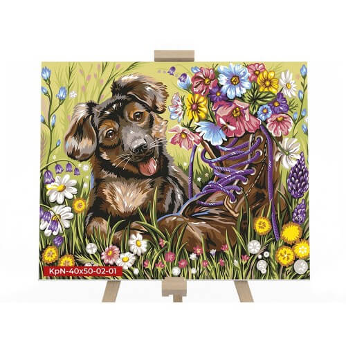 

Картина по номерам Danko Toys Щенок, размер 40-50 см KpN-40x50-02-01 Danko Toys (KpN-40x50-02-01)
