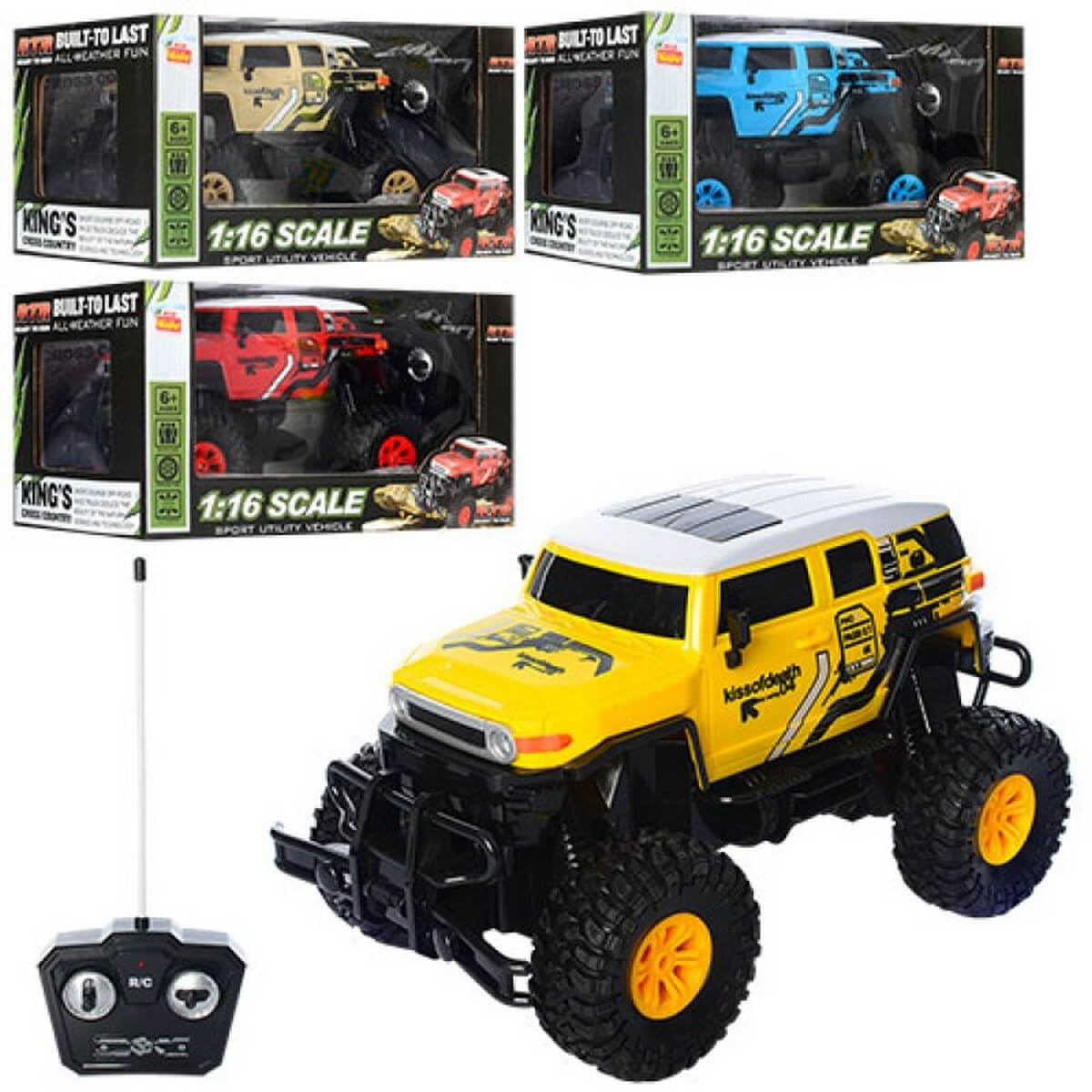 

Джип на радиоуправлении 4 цвета A-Toys (W6218)