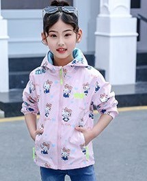 

Детская ветровка для девочки Hello Kitty Tortila розовая 160 р-р