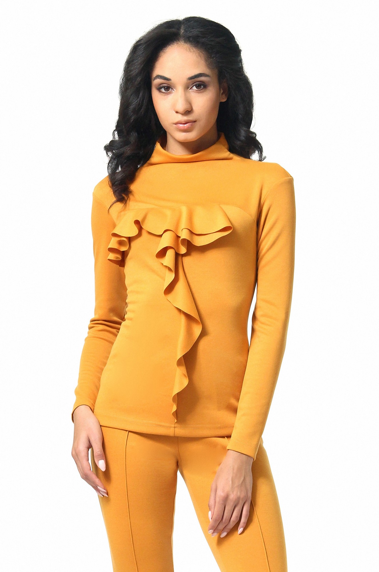 

Женский гольф FEM, Софи горчичный XXS