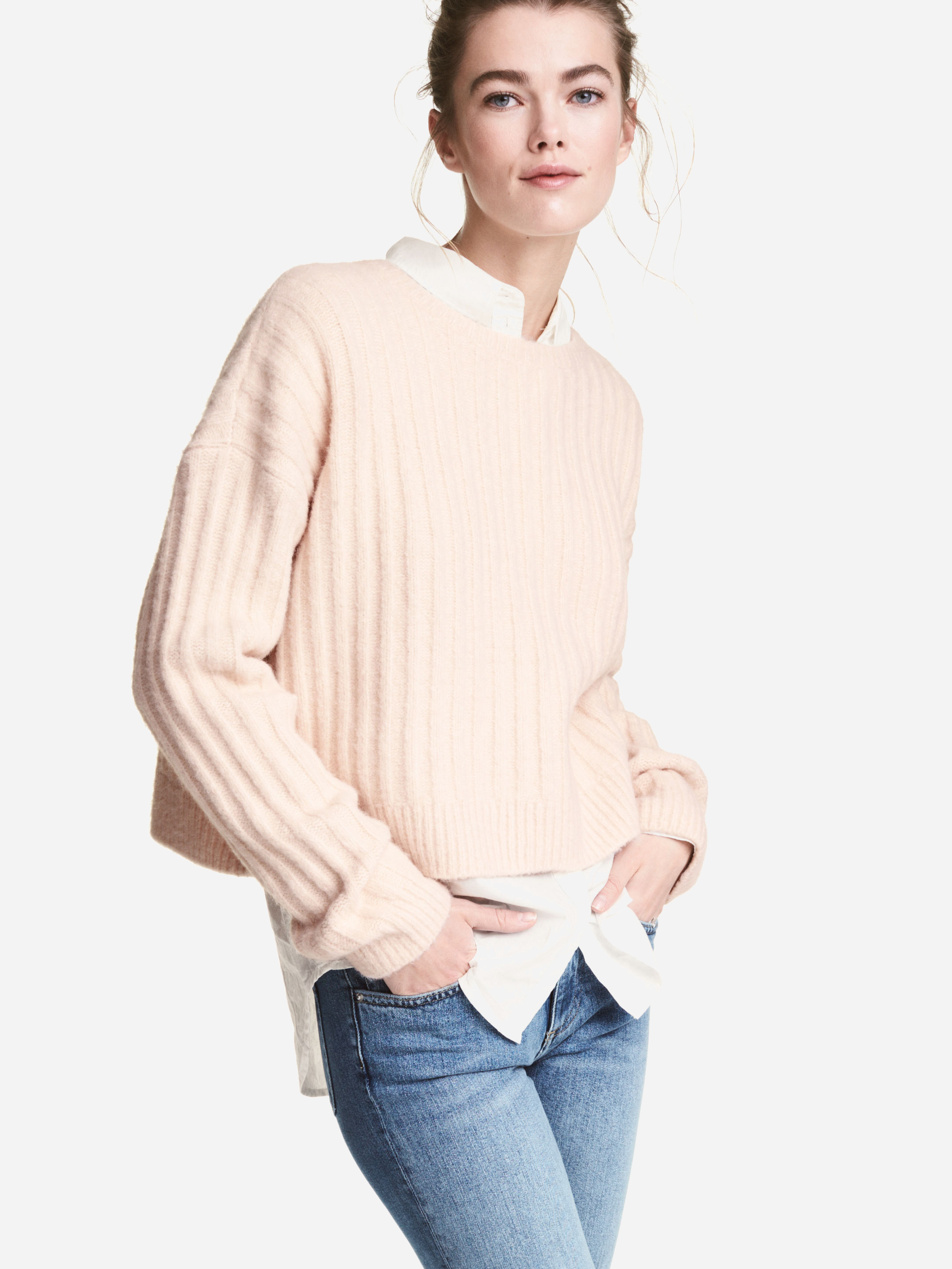 

Джемпер H&M XAZ059692EAUH  Молочный, Джемпер H&M XAZ059692EAUH XL Молочный
