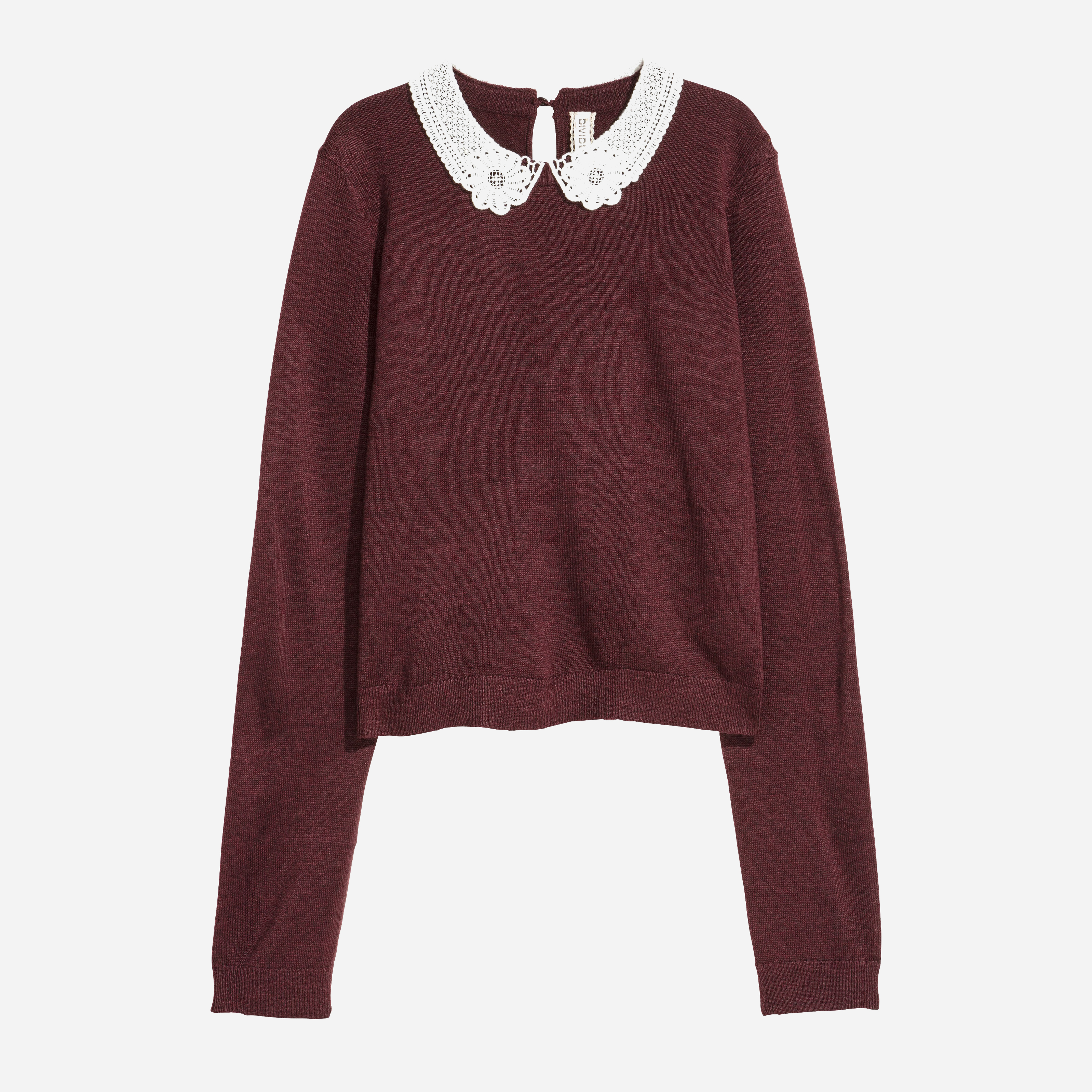 

Джемпер H& XAZ149740XAJZ  Бордовый, Джемпер H&M XAZ149740XAJZ M Бордовый