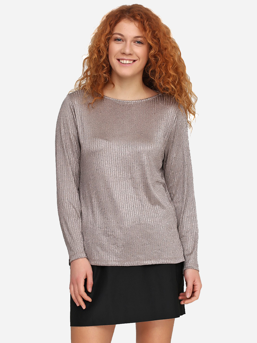 

Джемпер H& 48542455  Серо-бежевый меланж, Джемпер H&M 48542455 M Серо-бежевый меланж