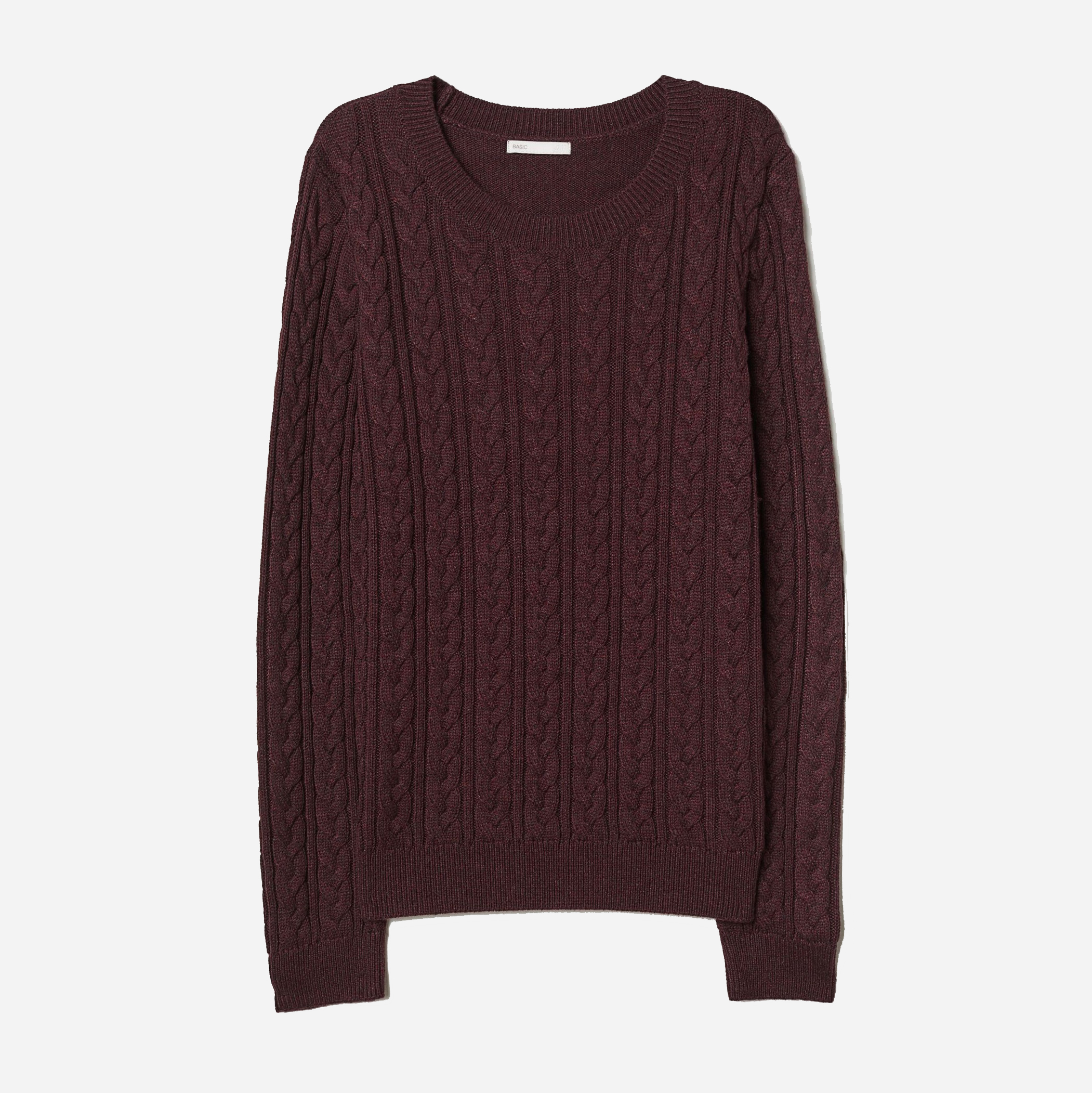 

Джемпер H& 0504155-8  Бордовый, Джемпер H&M 0504155-8 M Бордовый