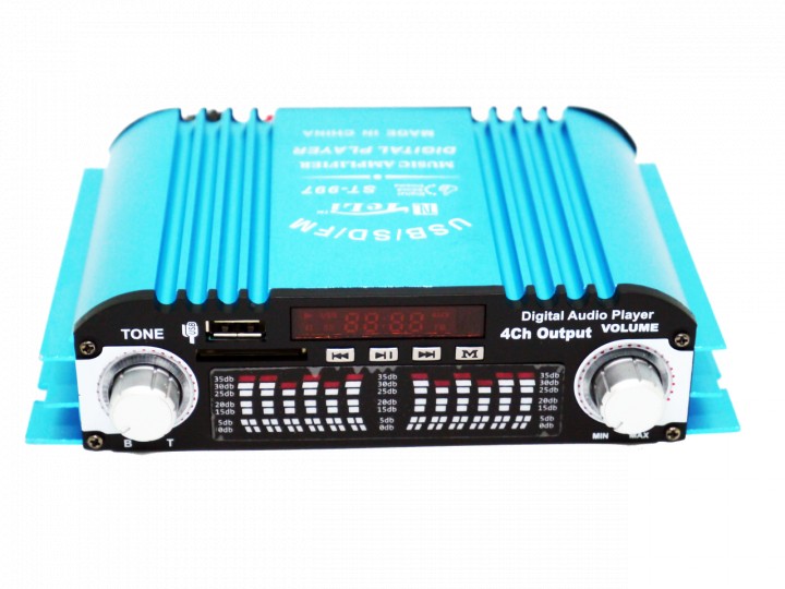 

Усилитель ST-997 - USB, SD-карта, MP3 4х канальный(FKJFJ2654)