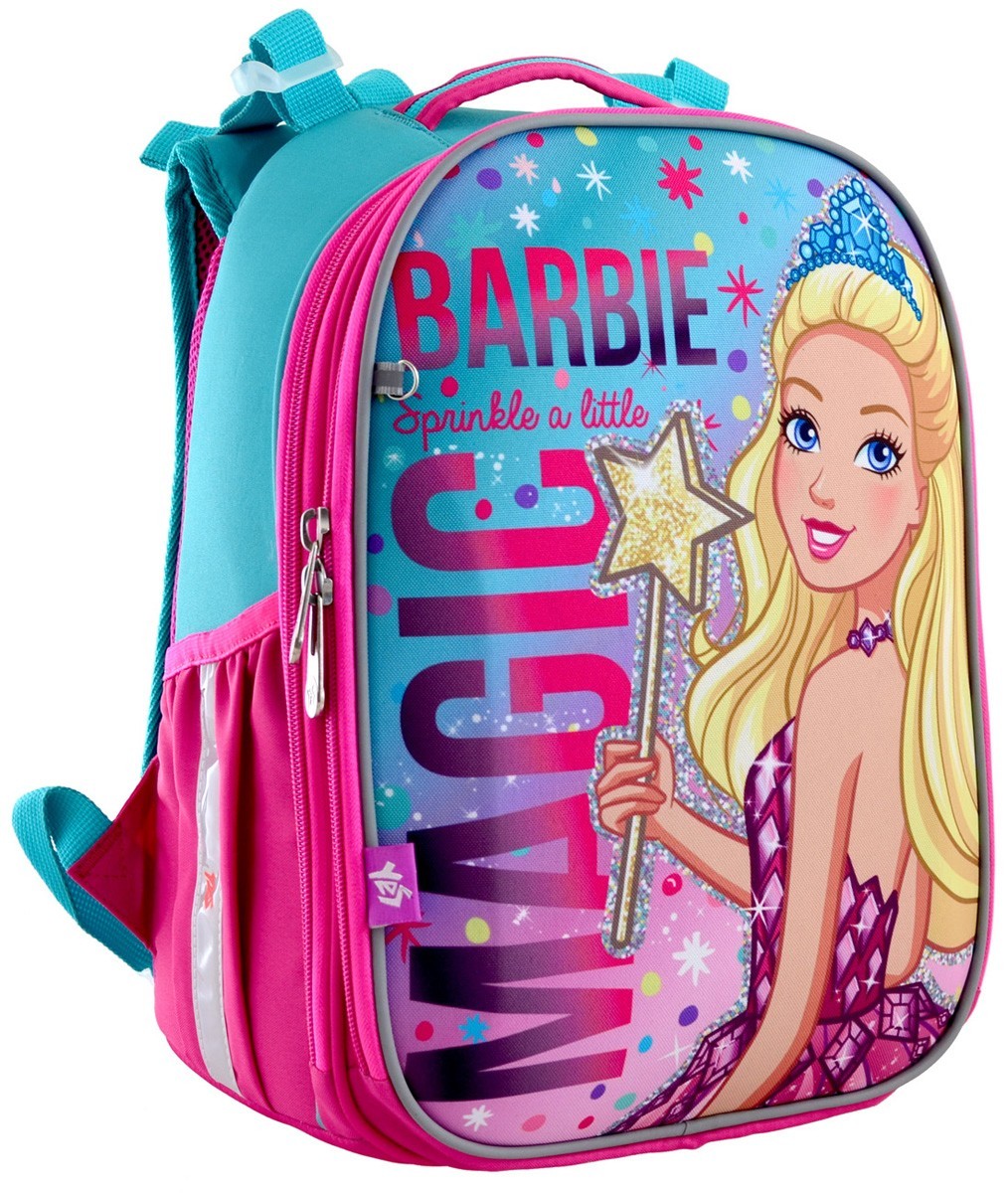 

Рюкзак школьный каркасный YES H-25 "Barbie" 35х27х16 см (556177)