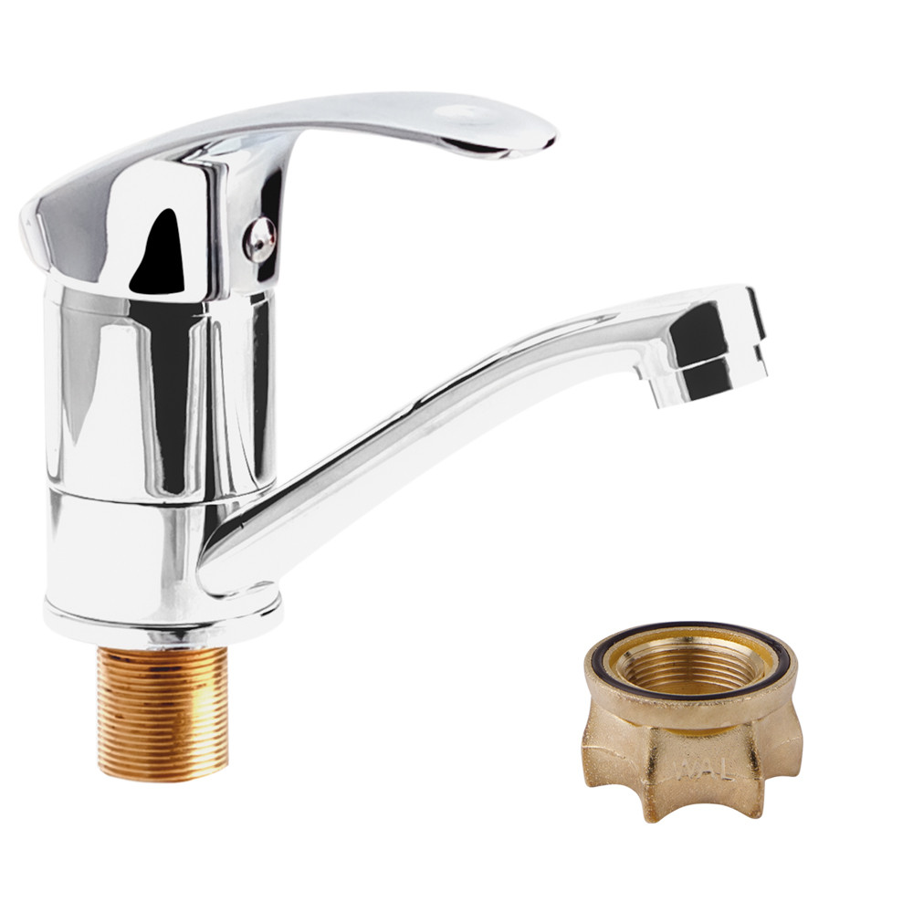 

Смеситель для раковины на гайке WAL TUR1-X235