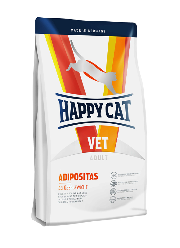 

Сухой корм Happy Cat VET Diet Adipositas для снижения избыточного веса кошек 1.4 кг