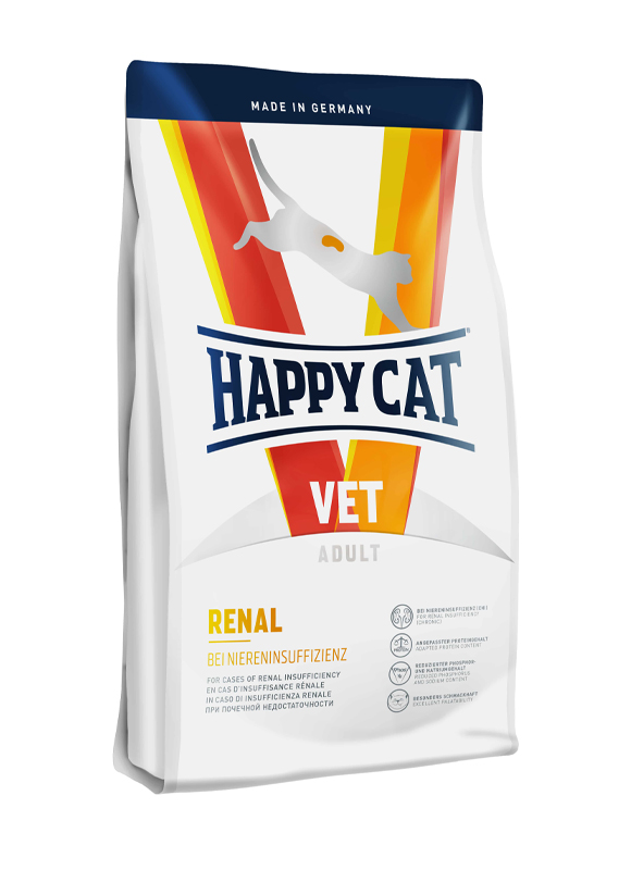 

Сухой корм Happy Cat VET Diet Renal для котов с болезнью почек 4 кг