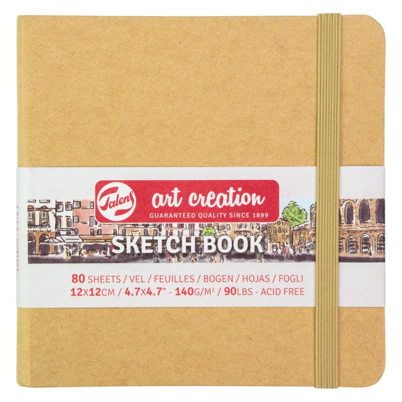 

Блокнот для графики Talens Art Creation 12х12 см 80 листов Kraft Royal Talens, 9314434