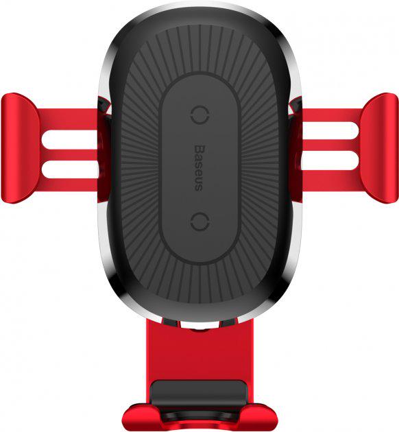 

Автодержатель Baseus Gravity Car Mount (Air Outlet Version) 1.67A 10W Red (WXYL-09)