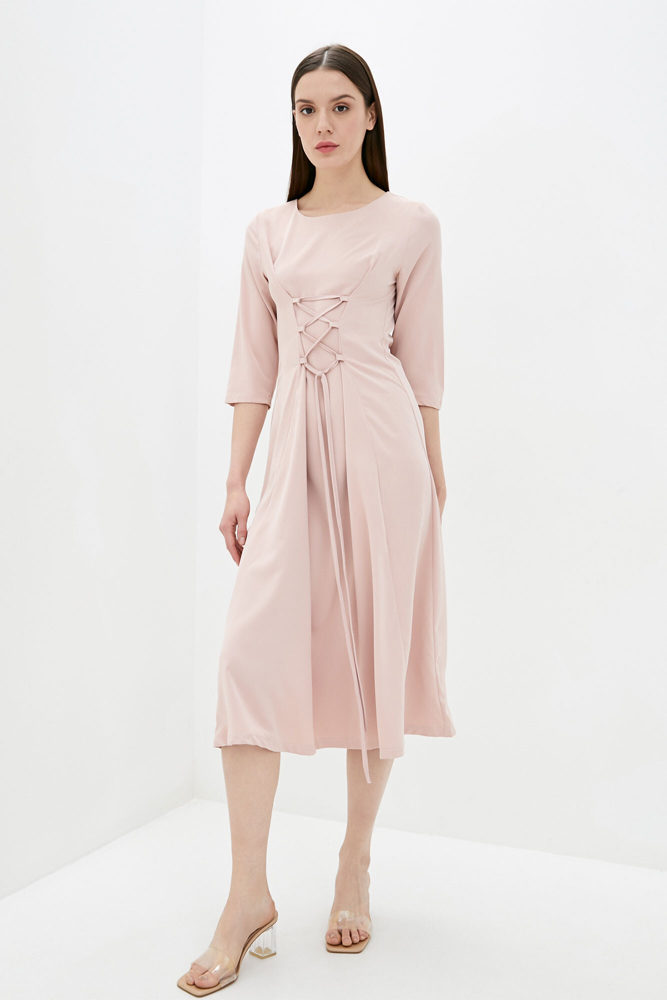 

Платье Garne CHLOE  Розовый, Платье Garne CHLOE 4XL Розовый