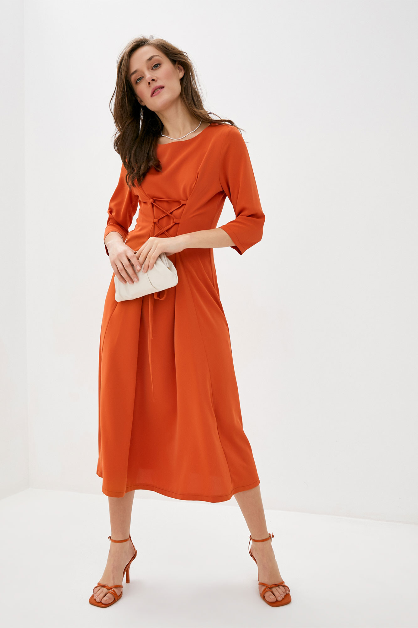 

Платье Garne CHLOE  Оранжевый, Платье Garne CHLOE 3XL Оранжевый