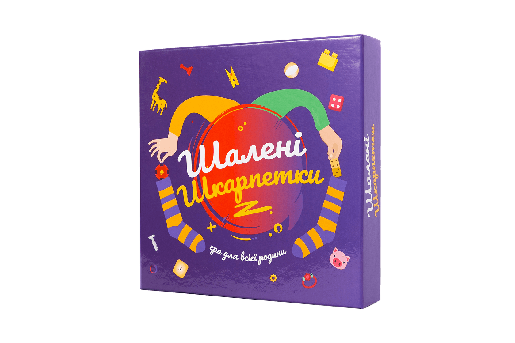 

Настольная игра Fun Games Shop Сумашедшие носки (Шалені шкарпетки)