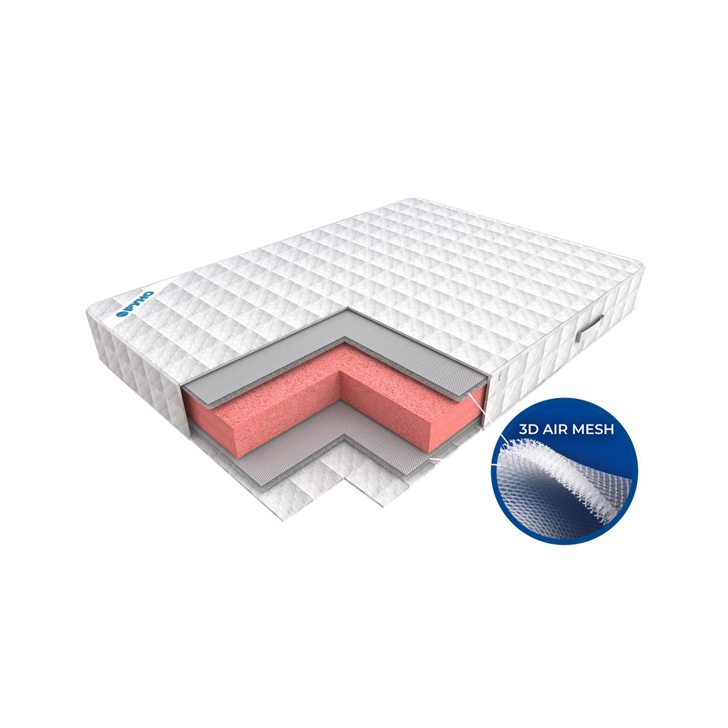 

Матрас Руно Ортопедический безпружинный 3D AIR MESH 90х200х20 см (9020_3D AIR MESH)
