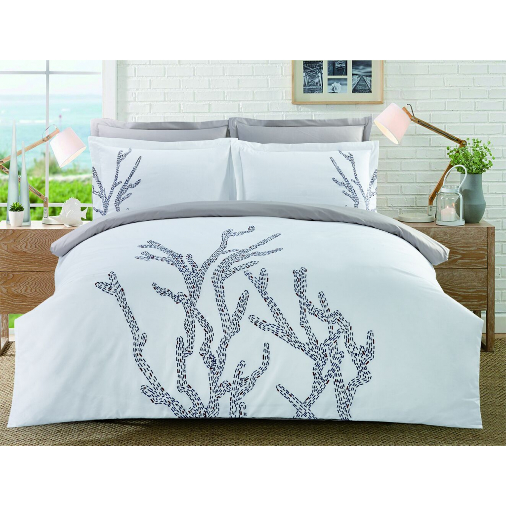 

Постельное белье Home Line Кораллы сатин евро