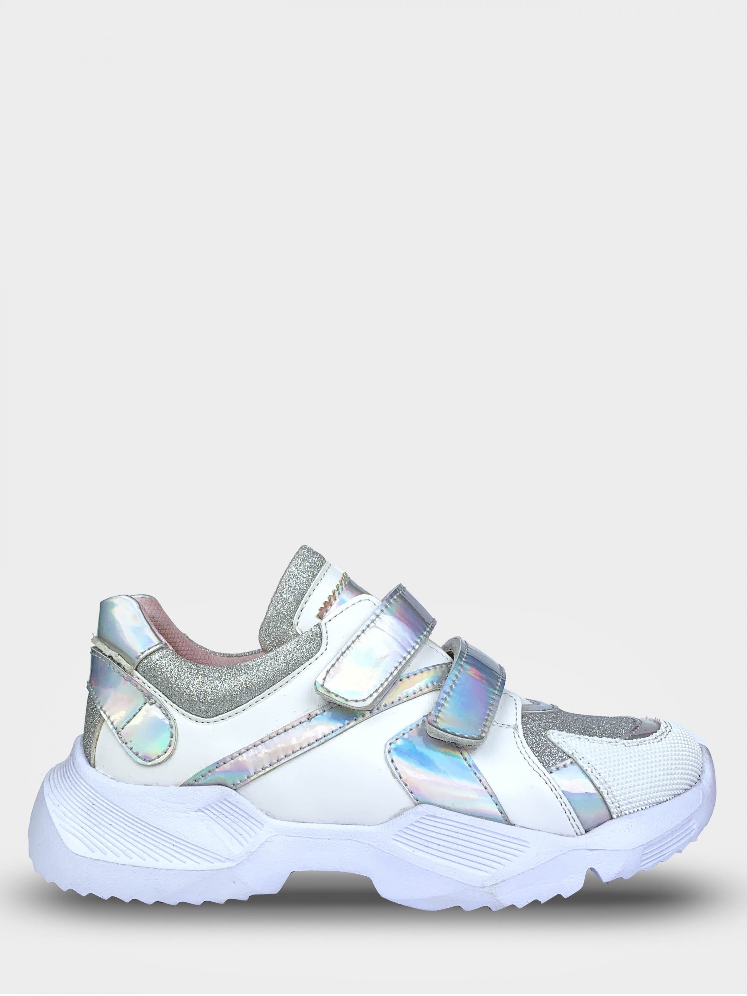

Кроссовки EVIE shoes Kelly 38 Белые с серебристым ( 223-1K Silver 38)