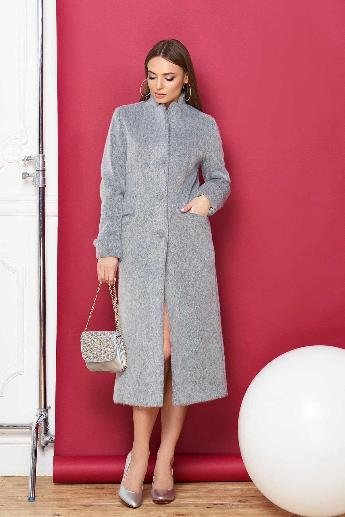 

Пальто Maximoda ЕAAZ99013203  серый, Пальто Maximoda ЕAAZ99013203 52 серый
