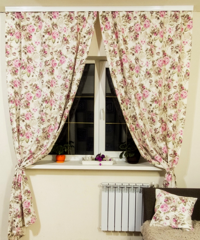 

Комплект штор в стиле Прованс Darcy Beige, 170*135 см (2 шт.)