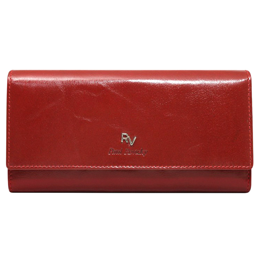 

Женский кожаный кошелек Rovicky RV-7680155 Red