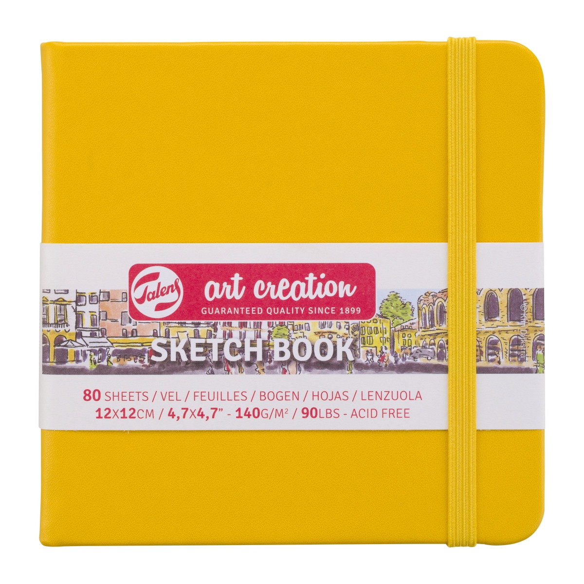 

Блокнот для графики Talens Art Creation 12х12см 80 листов GoldenYellow Royal Talens, 9314114