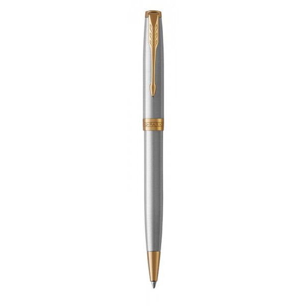 

Ручка шариковая Parker Sonet 17 Stainless Steel GT BP, 84132