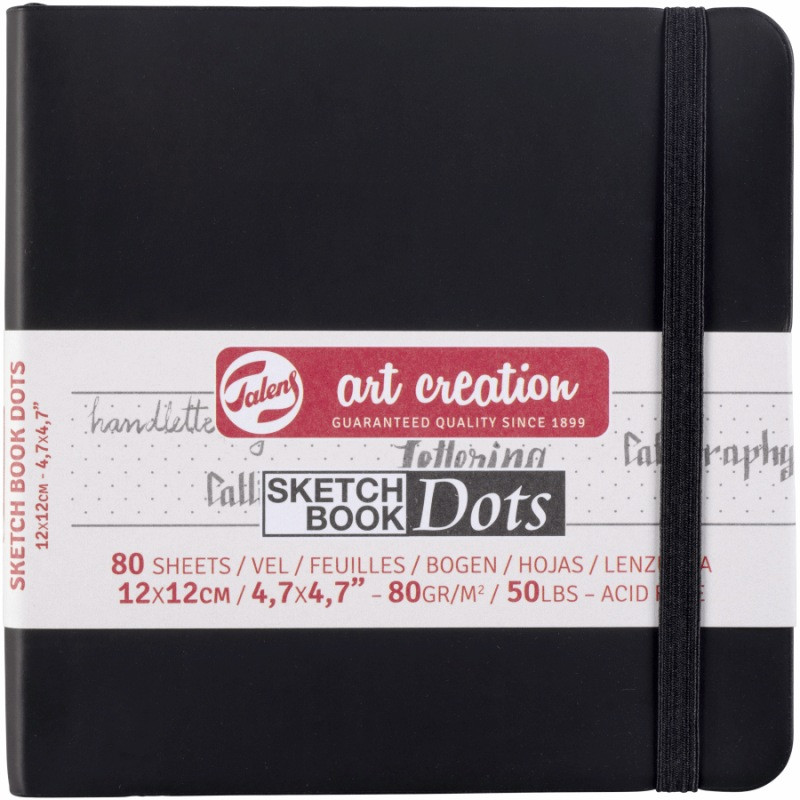 

Блокнот для графики и каллиграфии в точку 12х12 см 80 листов Royal Talens, 9314404