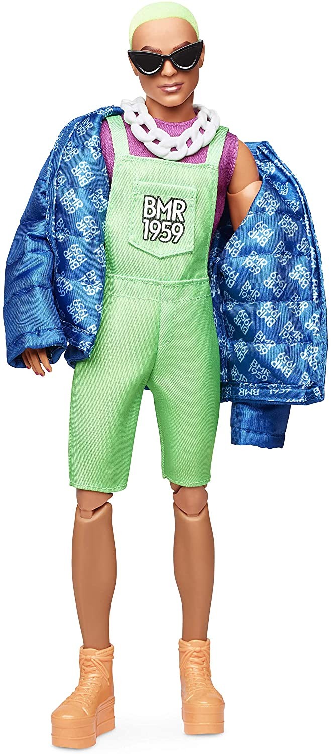 

Кукла Барби БМР Кен Barbie BMR1959 Ken Fully Poseable Fashion Doll with Neon Hair