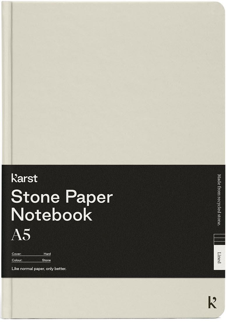 

Блокнот Karst Notebook A5 144 страницы в клетку Серый камень (754169024208)