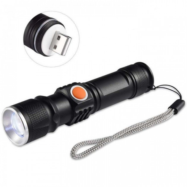 

Ручной Фонарь X-Balog ST-515, T6 зарядка от USB фонарик