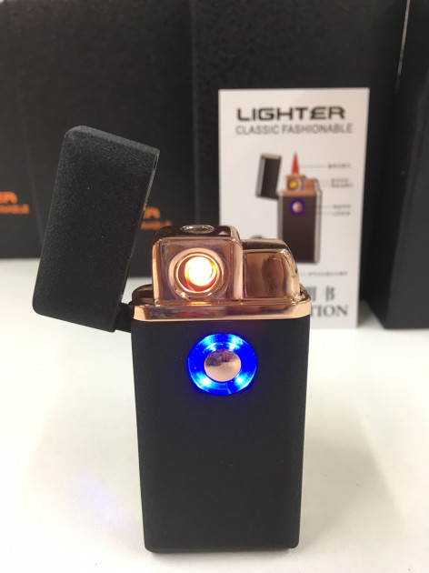 

Электроимпульсная зажигалка 2в1 USB + ГАЗ турбо LIGHTER TH-705 (101530362ZA)