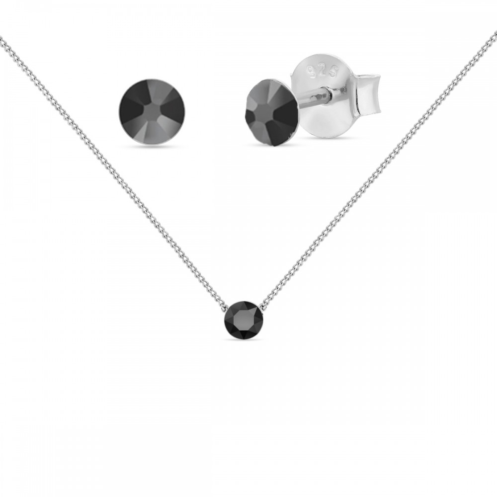 

Серебряный комплект Spark со Swarovski Punto NLANMK1088PP31H