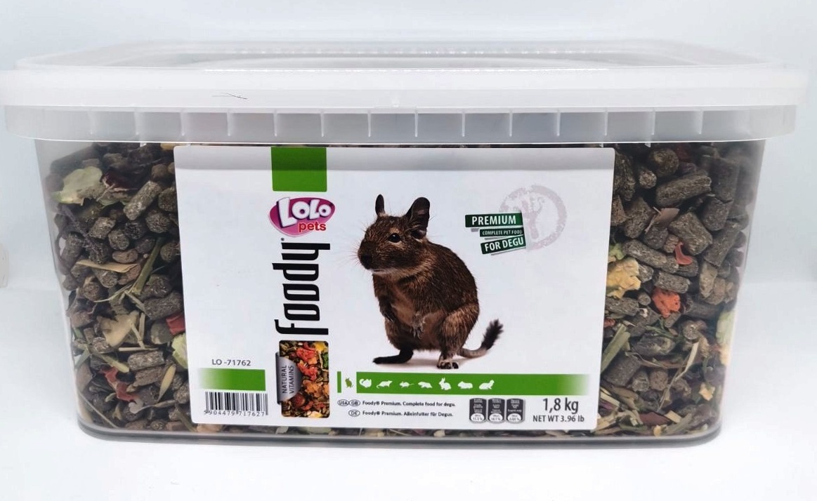 

Полнорационный корм для дегу LoLo Pets foody for Degu 1.8 кг LoLo PETS BGL-LO-29
