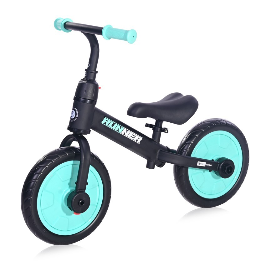 

Велосипед - Баланс байк 2в1 Lorelli Runner Black&Turquoise