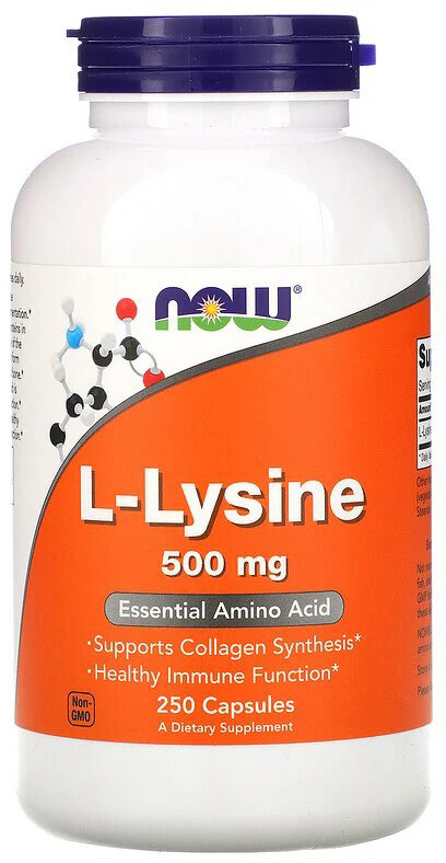 

Аминокислота Now Foods L-Lysine 500 мг 250 таблеток (733739001023)