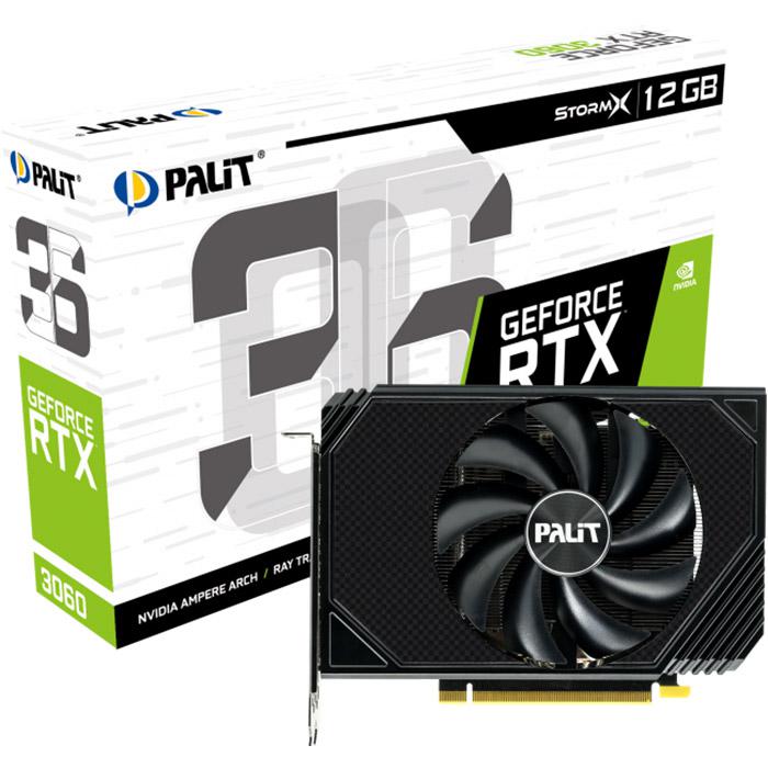 

Видеокарта Palit Nvidia GeForce RTX 3060 STORMX 12GB (NE63060019K9-190AF)